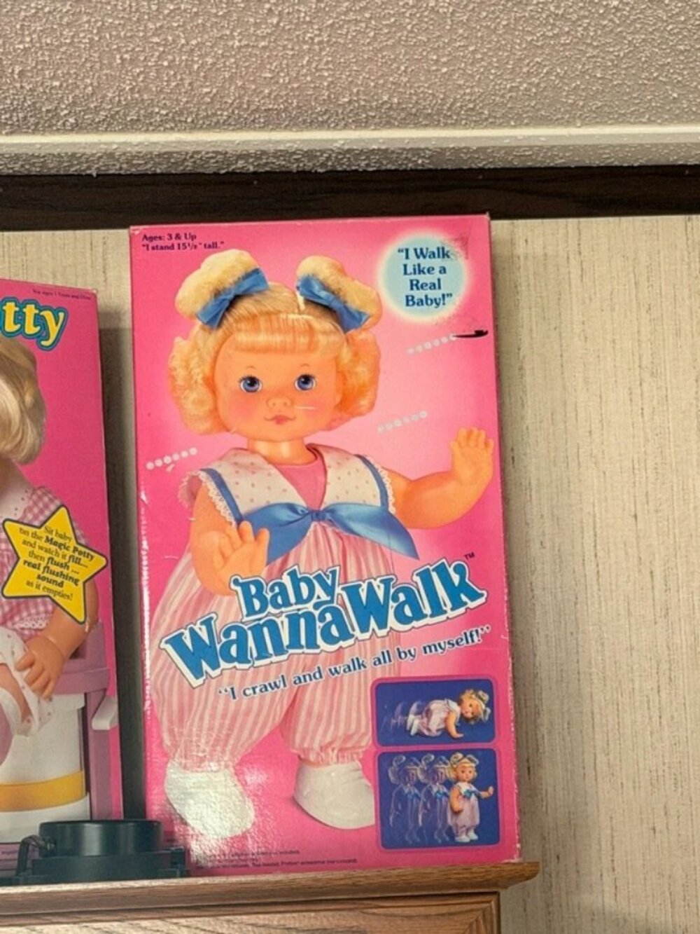 1990 Vintage Hasbro Baby Wanna Walk & Craw